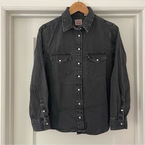 Levi’s Black Denim Shirt